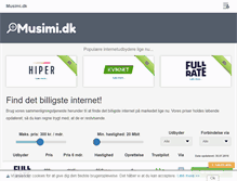 Tablet Screenshot of musimi.dk